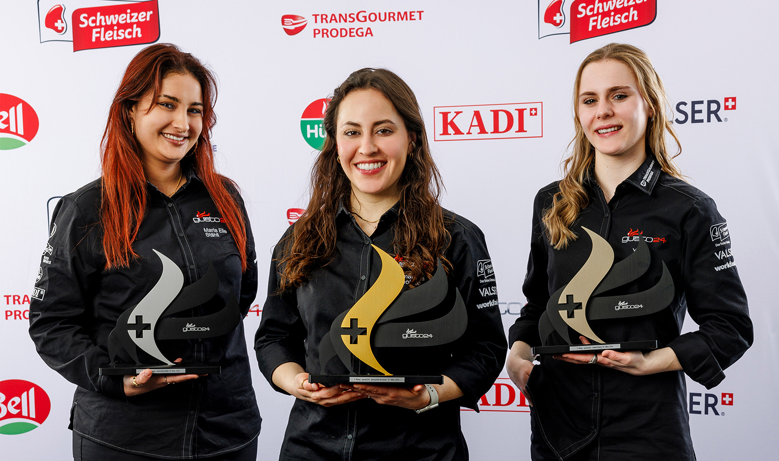 Gewinnerinnen (v.l.n.r): Maria Elle Stähli, Samantha Buholzer, Yaëlle Brand