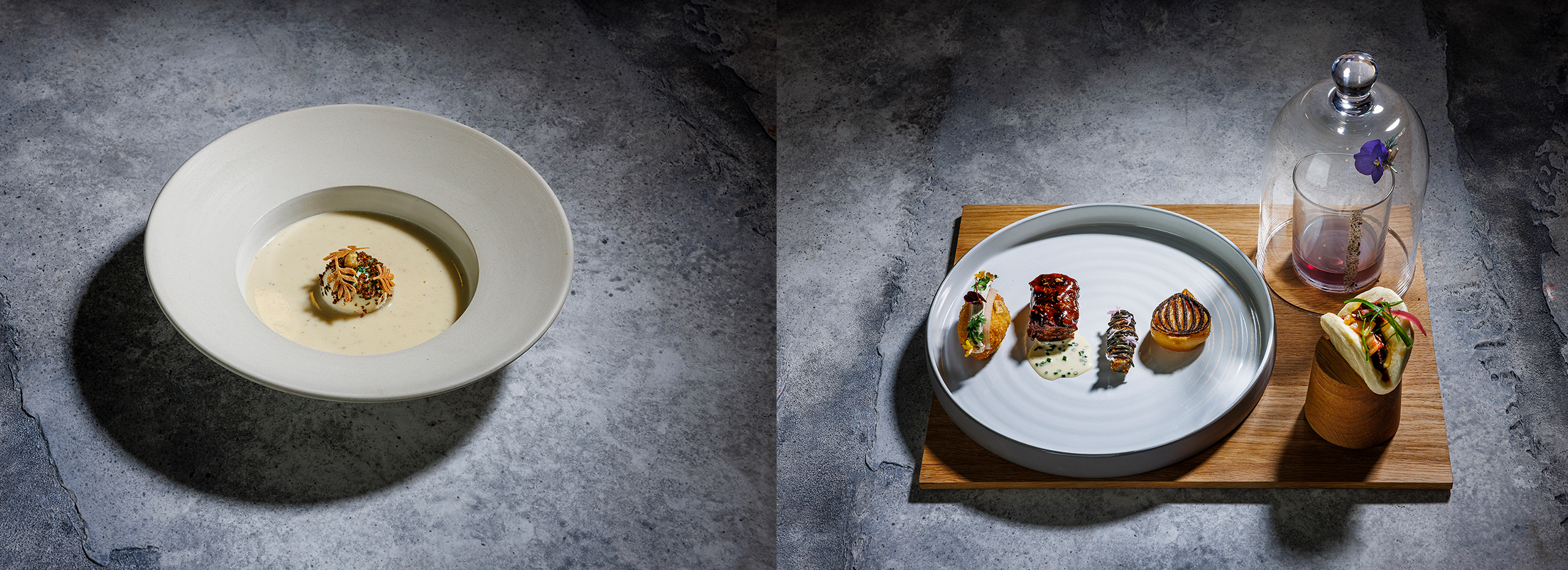 Entrée et plat principal C. Grossmann